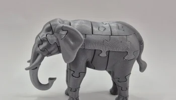 3D Пазл Слон (45 деталей) 3