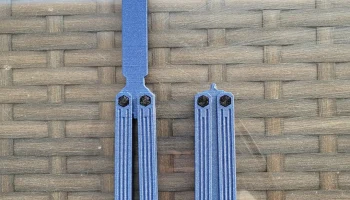 Flippy Friendly Нож-бабочка Тренажер Balisong {ВИНТЫ НЕ Н... 1