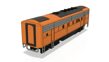 Блок B локомотива F7 - Dragon Railway 4