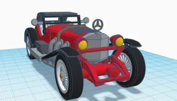 Mercedes SSK 1929 года выпуска масштаб 1:24 Дизайнер Эд ван  4