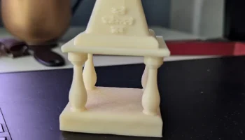 3D-печатный Рам Мандир с силуэтом Лорда Рама... 2
