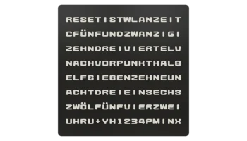 WordClock 16x8 - 2025 г. 2
