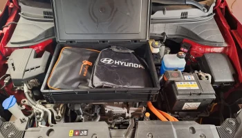 Держатель ящика для хранения вещей Hyundai Kona electric.... 6