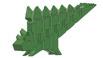 FlexiDinos G&uuml;nther гибкий отпечаток стегозавра на месте ш... 5