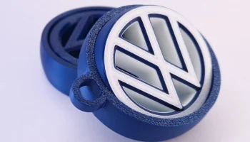 Брелок с логотипом Volkswagen - 3D-дизайн гироскопа... 1