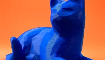 Низкополигональная кошка