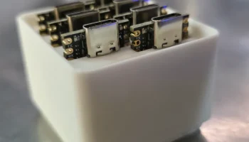 Корзина Gridfinity для ESP32 C3 Supermini USB-C (1x1x4).... 3