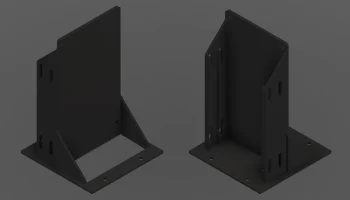 Стойка MP-1: Крепление в стойку ZimaBoard 2U