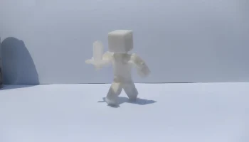 Мини-фигурка в стиле Minecraft 2