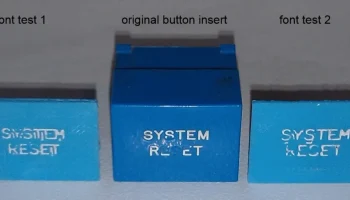 Вставка с кнопками консоли мэйнфрейма IBM System/360 и /3... 3