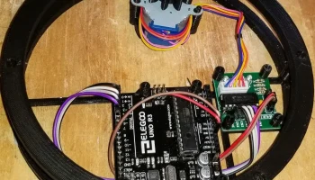 База AAScan с креплениями для Arduino Uno и платы драйвер... 1