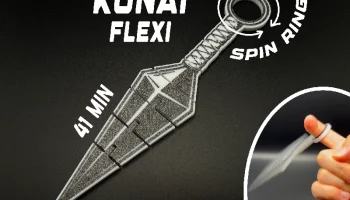 Kunai Flexi Fidget - печать на месте