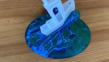 Скамейка-волна SimplePrint 1