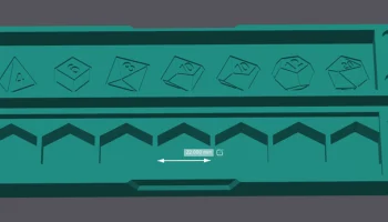 Очень крутой контейнер для набора кубиков D&D (удобен для начинающих) 3
