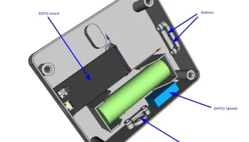 EPD 4.2 Метеостанция ESP32 3