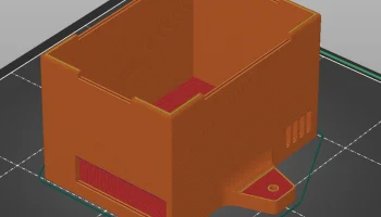 Настенный корпус Arduino с ЖК-дисплеем и переключателем.....