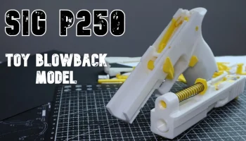 Игрушечный пистолет Sig P250 со свободным затвором......
