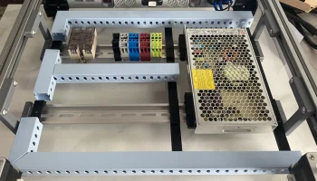 Опора проводного канала на DIN-рейку - Voron Trident Inve..
