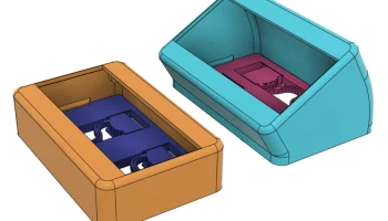 DIN-рейка 20x4 I2C Корпус для ЖК-дисплея/крепление/корпус... 4
