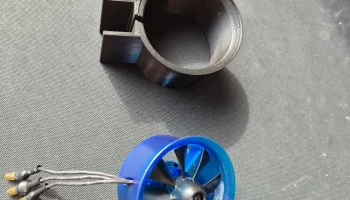 EDF Motor Mount 45 мм радиоуправляемый самолет (с открыты... 1