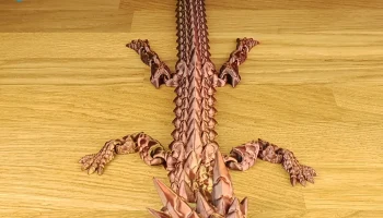 Полностью шарнирный Flexi Dragon с возможностью печати на.. 8