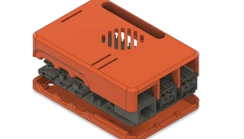 Чехол для Raspberry Pi 5 (защелкивается) 1