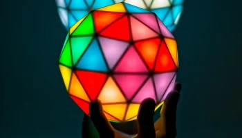 Геодезические(k) светодиодные сферы RGB 2