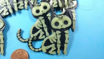 Брелок Скелет Гато (Кошка) для Dia De Los Muertos!.......... 1