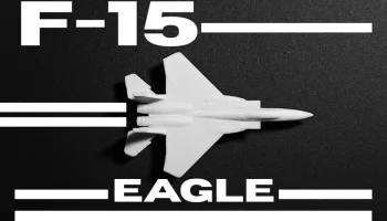 Микрореактивный истребитель F-15 Eagle, распечатанный на ...
