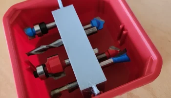 Держатель фрез 1/4 дюйма для низкопрофильного органайзера... 2