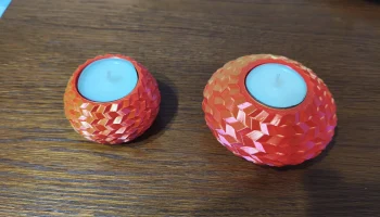 Яркие тканые подсвечники с 3D-печатью... 1