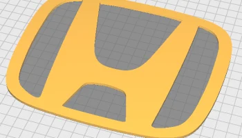 Настенное искусство с логотипом Honda............