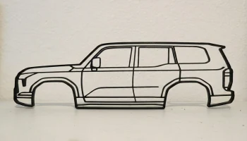 2D настенное искусство Lexus GX550 2