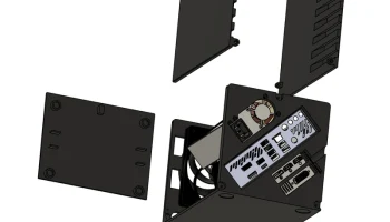 Корпус паровой машины SFF Mini ITX 2