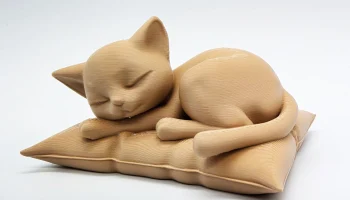 Спящий кот на подушке