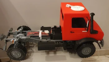 Mercedes UNIMOG U5023 Кабина/Кузов (RC CAR/RC TRUCK) Масштаб 8