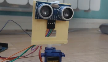 Держатель ультразвукового датчика Arduino............