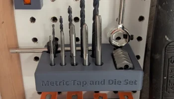 Метрический набор метчиков и матриц Pegboard Крепление Pe.. 1