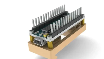 Крепление Arduino Nano на DIN-рейку 1