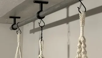 Держатель стержня для вешалки для растений над окном диам.. 1
