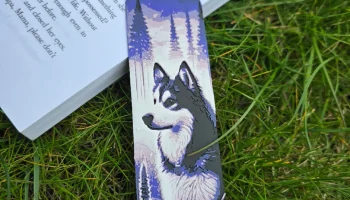 Закладка Violet Husky, напечатанная на 3D-принтере - мног... 7