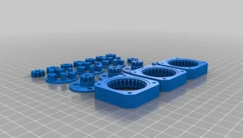 Напечатанное на 3D-принтере крепление для телескопа EQ с ... 5