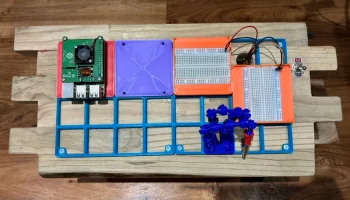 Скамейка Gridfinity Electronics