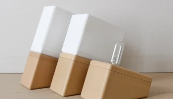Lampe - дизайнерская лампа, полностью напечатанная на 3D-... 7