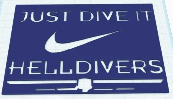 Спонсорская маска-спрей Helldivers 2 Nike......