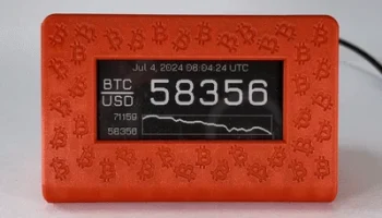 Inky Monitor - Тикер цен на биткойны 9