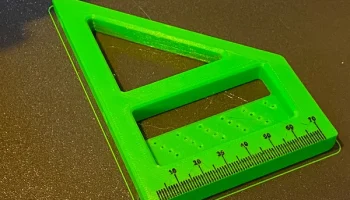 3D многоугольная измерительная линейка 45/90 градусов, ст... 5