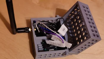 ESP32-WROOM-32U + корпус SCD30 1