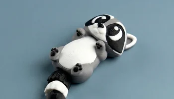 Flexi Raccoon - игрушка/брелок 1