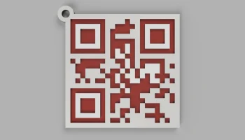 Брелок с QR-кодом - Я люблю тебя (День святого Валентина/.. 4